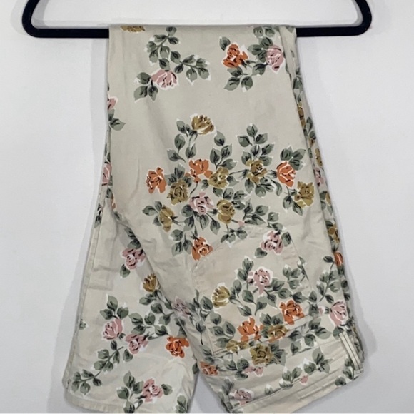Citizens of Humanity Floral Print Jeans High Waist Retro Slim Roll Up Sz 31 - Picture 4 of 13